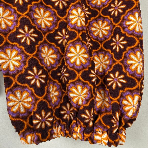 Draper James Geo-floral Square Neck Top Size S - Picture 8 of 10